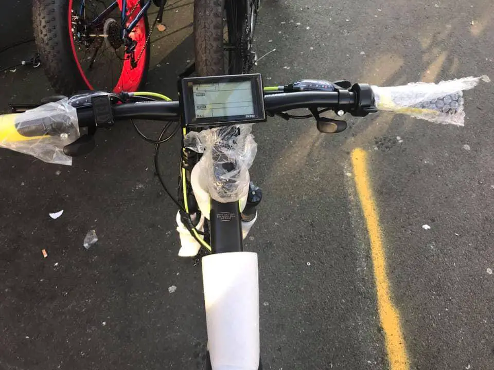 A Quick fix of electric bike display