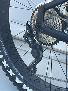 derailleur won't shift to lowest gear